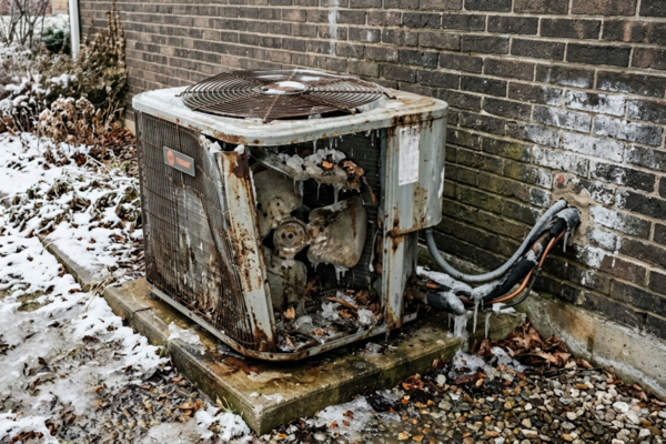 HVAC damaged