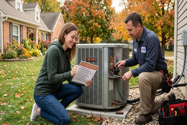 fall hvac maintenance checklist